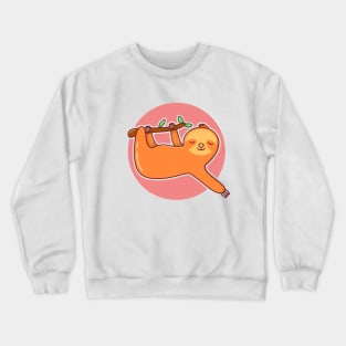 cute little sloth Crewneck Sweatshirt